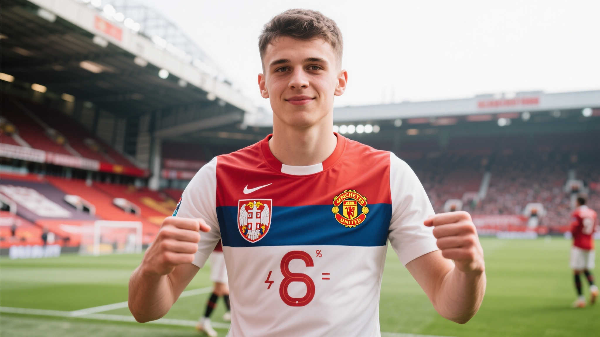 弗拉霍维奇愿意降薪赴曼联,阿莫林对4人去留仍未定 据媒体报道,这位年仅23岁的塞尔维亚国脚表现出了极